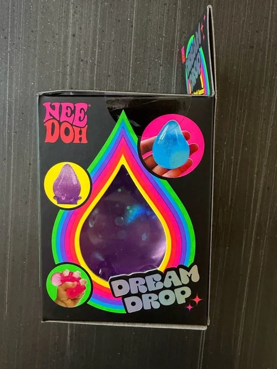 NeeDoh Dream Drop Purple Glitter Sensory Toy - Picture 4 of 4